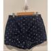 Urban Outfitters Shorts | Kimchi Blue Navy Blue White Polka Dots Zipper Back Shorts | Color: Blue/White | Size: 6