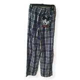 Disney Pants | Last Chance! Disney Mickey Blue Plaid Pajama Pants Size S | Color: Blue/White | Size: S