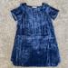 Anthropologie Dresses | Anthropologie Velvet Dress | Color: Blue | Size: L