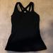 Lululemon Athletica Tops | Lululemon Black Criss Cross Tank Top With Built In Sports Bra | Color: Black | Size: 2