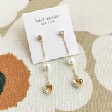 Kate Spade Jewelry | Kate Spade | Shining Spade | Gold Linear Earrings | Color: Gold | Size: Os