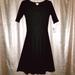 Lularoe Dresses | Lularoe Bnwt S Nicole - Solid Black (Noir) | Color: Black | Size: S