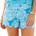 Lilly Pulitzer Shorts | Lily Pulitzer Buttercup Ariel Blue Lion In The Sun Scalloped Shorts | Color: Blue/White | Size: 0