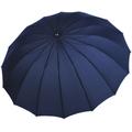 Langregenschirm DERBY "Golf uni, navy" blau (navy) Regenschirme