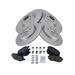 2011-2015 Lincoln MKX Front and Rear Brake Pad and Rotor Kit - TRQ
