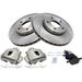 2012-2016 Ford Focus Front Brake Pad Rotor and Caliper Set - TRQ BKA25318