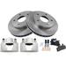 1994-1999 Dodge Ram 1500 Front Brake Pad Rotor and Caliper Set - TRQ BKA25370