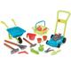 Ecoiffier 4585 3-in-1-Garten-Set Super 3-in-1 Garten-Pack, Grün/Blau/Orange