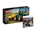Lego Technic Set: John Deere 9620R 4WD Tractor (42136) + Gapel Stacker (30655), Building Toy Set for Children from 8 Years