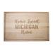 Designs Direct Creative Group Home Sweet Michigan Home Cutting Board Wood in Brown | 11 H x 17 W x 1 D in | Wayfair 7482-GQ1