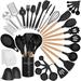 DGPCT Silicone Cooking Utensil Set, Non-Stick Kitchen Utensils Set Wooden Handle, Heat Resistant | Wayfair USWF-CJ-037