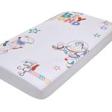 Disney Fitted Crib Sheet, Linen | 8 H x 28 W in | Wayfair 666903ER