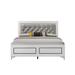 Red Barrel Studio® Platform Bed Upholstered/Faux leather in Gray | 43 H x 78 W x 84 D in | Wayfair 30AEB64110D6408C939E870419890279