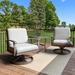 Red Barrel Studio® Kannyn 3 Piece Seating Group w/ Cushions in Brown | Outdoor Furniture | Wayfair 8400C21772004918AE4AF9291E305815