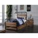 17 Stories Mila Rustic Platform Bed Wood & Metal/Metal in Brown | 52 H x 52 W x 79 D in | Wayfair 67BF9F829A674ACEB221D0F6A7E59C8D