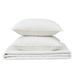 House of Hampton® Ermina Microfiber 3 Piece Quilt Set Polyester/Polyfill/Microfiber in White | Full/Queen Quilt + 2 Standard Shams | Wayfair