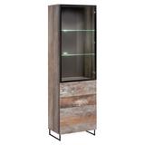 Gracie Oaks Multimedia Media Cabinet Wood/Manufactured Wood in Brown | 76.3 H x 23.6 W x 16 D in | Wayfair 199C884C71CF4872A24C06F68BA32601