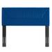 Patience by Modway Upholstered/Velvet in Blue | 23.5 H x 39 W x 3 D in | Wayfair MOD-6667-NAV