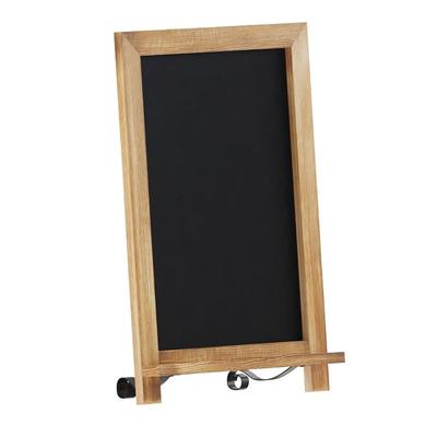 Flash Furniture HFKHD-GDIS-CRE8-622315-GG Chalkboard Sign w/ Legs - 12"W x 17"H, Pine Wood Frame, Brown