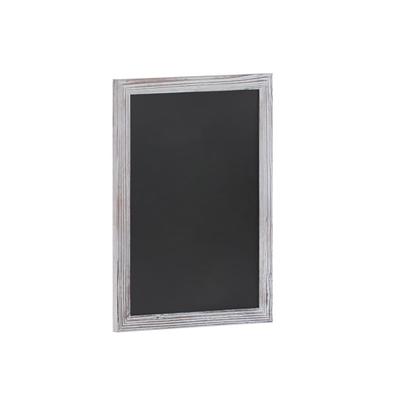 Flash Furniture HGWA-GDIS-CRE8-752315-GG Wall Mount Chalkboard Sign - 18"W x 24"H, Pine Wood Frame, White, White Pine Wood Frame