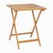 Flash Furniture THB-T6060-NAT-GG 23 1/2" Folding Table w/ Slatted Top - Acacia Wood