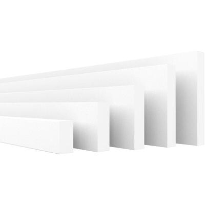 Heximo - Flachleisten Profil Stuckleisten Wandtäfelung Wand und Deckenrahmen aus xps Styropor: 1.7 Image