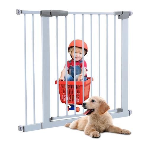 Treppenschutzgitter Türschutzgitter Türgitter Treppen Absperrgitter ohne Bohren 89-96cm weiss