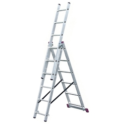 KRAUSE CORDA VielzweckLeiter Treppe 3x6 Spr. Image