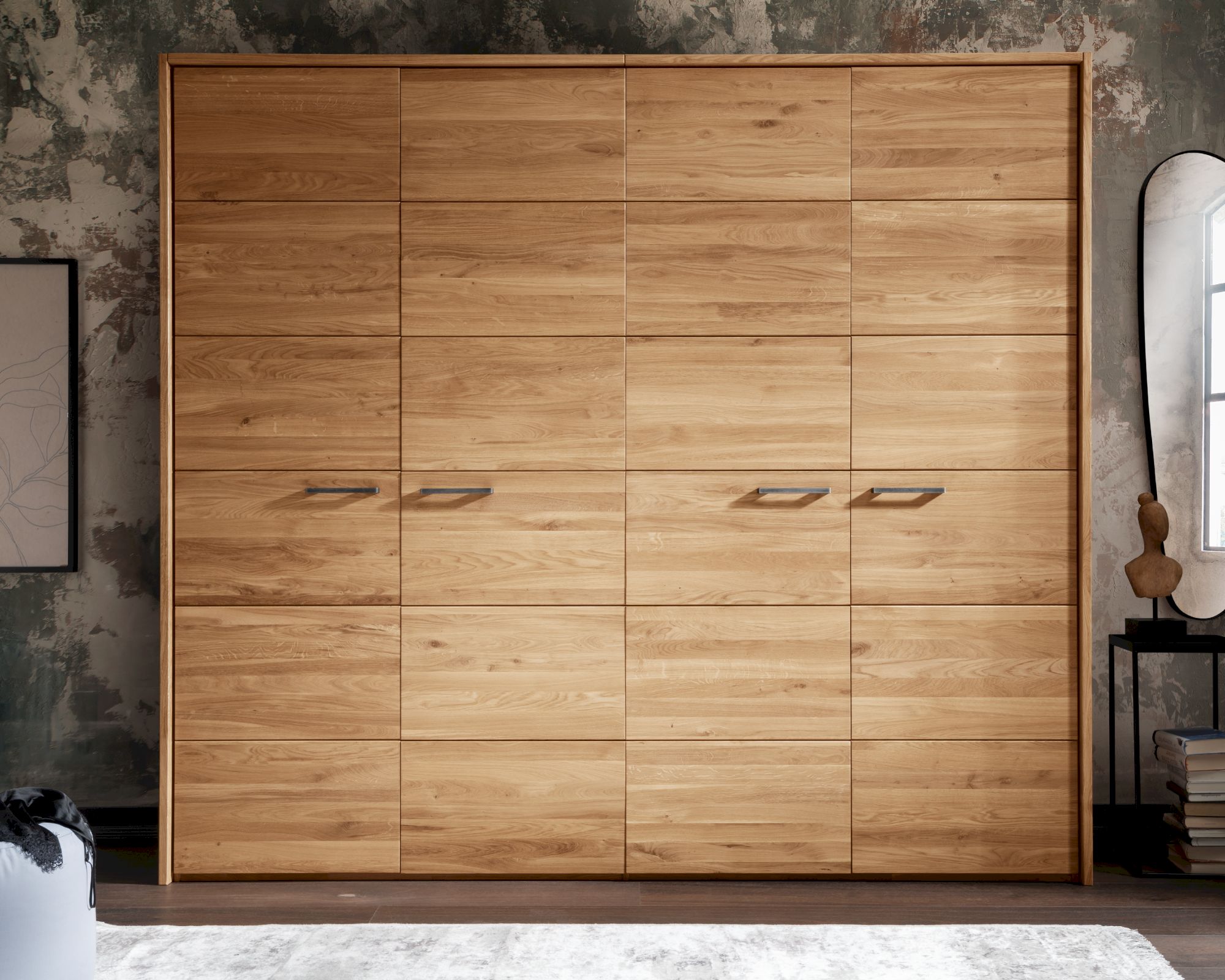 Massivholz »Wild« Drehtürenschrank Drehtürenschrank / 2-türig / 125,2 x 60,4 x 218,5 cm