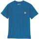 Carhartt Relaxed Fit Heavyweight K87 Pocket T-Shirt, blau, Größe L