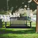 Wood Bench Swing with Hanging Chains