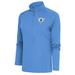 Women's Antigua Light Blue Washington Pilots Tribute Half-Zip Pullover Top