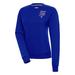 Women's Antigua Royal Philadelphia Stars Victory Crewneck Pullover Sweatshirt