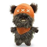 STAR WARS Dog Toy Ewok Plush Rope Frisbee Dog Toy | Plush STAR WARS Squeaky Dog Toy | Adorable Toys for All Dogs Official Dog Toy Product of STAR WARS for Pets Brown 12 Inch FF18116