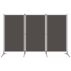 vidaXL 3-tlg. Raumteiler Anthrazit 260x180 cm Image