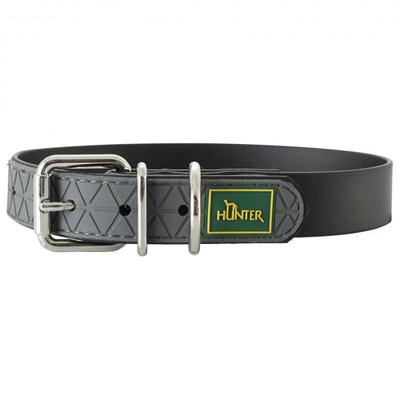 Hunter - Collar Convenience - Hundehalsband Gr Halsumfang 23-31 cm - Breite 2,0 cm schwarz