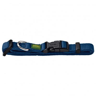 Hunter - Halsung VB - Hundehalsband Gr Halsumfang 30-45 cm - Breite 1,5 cm blau