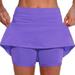 Tennis Skirts for Women Mini Golf Athletic Skorts Summer Workout Running Shorts with 2 Pockets