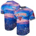 Men's Pro Standard New York Knicks Cityscape Stacked Logo T-Shirt