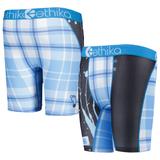 Youth Ethika Carolina Blue North Tar Heels Make Noise Plaid Boxer Briefs