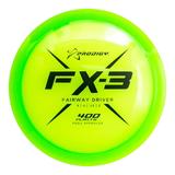 Prodigy Disc 400 FX-3 | Reliable Disc Golf Fairway Driver | Stable Disc Golf Driver | Beginner Friendly Disc Golf Distance Driver | Fast Stable & Straight Driver | Colors May Vary (170-176g)