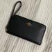 Coach Bags | Euc Coach Crossgrain Leather Phone Wallet | Color: Black | Size: Os