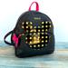 Disney Bags | Dani By Danielle Nicole Disney's Minnie Mouse Gold Polka Dot Small Backpack | Color: Black/Pink | Size: Os