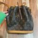 Louis Vuitton Bags | Lv Classic Bucket Bag Cross Body Medium Side Can Be Cross Body Or Side Bag | Color: Brown | Size: Medium