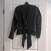 Zara Tops | Like New Zara Deep V Blouse With Large Bow Detail! Size M | Color: Black | Size: M