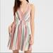 American Eagle Outfitters Dresses | Linen Summer Dress | Color: Blue/Pink | Size: Various