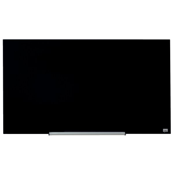 Nobo Whiteboard Glas 45" 56x100cm schwarz, magnetisch aus gehärtem Image