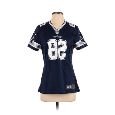 NFL X Nike Team Apparel Short Sleeve Jersey: Blue Graphic Tops - Women's Size Small