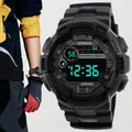 Montres numériques militaires pour hommes montre électronique de sport montres-bracelets étanches