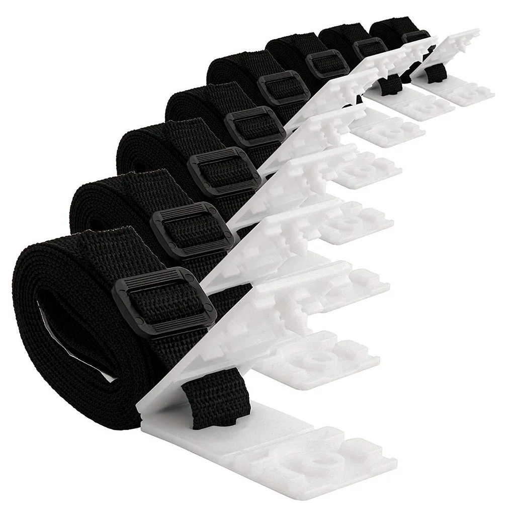 Ensemble de bobines de couverture de piscine, bobine de rangement, Kit de clips de sangle de fixation de rouleau de couverture solaire de piscine